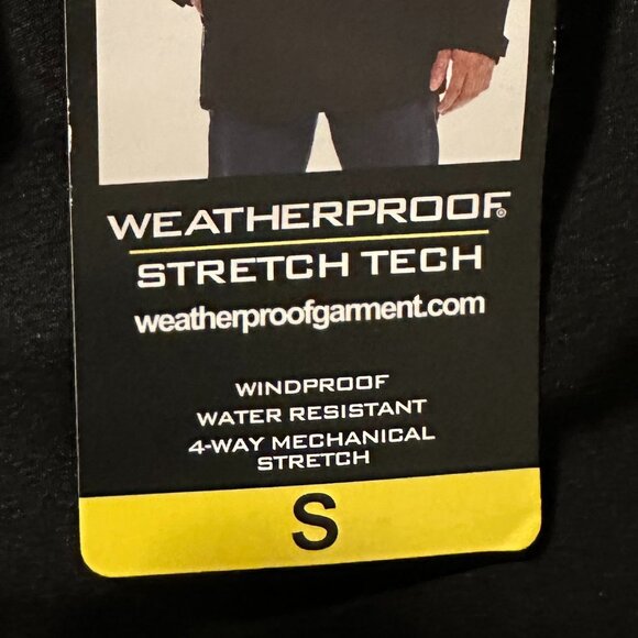 New Weatherproof Stretch Tech Jacket Men's Size S  Windproof Water Resistant - Picture 6 of 15